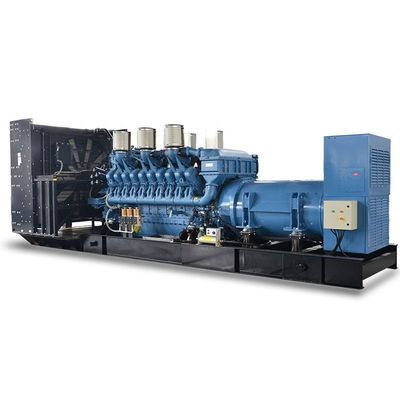 Generatore portatile monofase a corrente alternata silenzioso da 10kva con motore MTU e corrente nominale da 20A